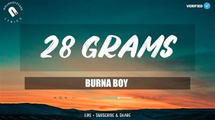 28 grams lyrics