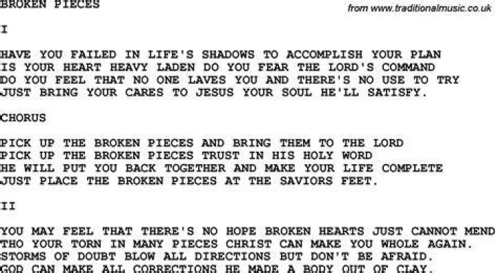 Broken pieces by 3breezy lyrics
