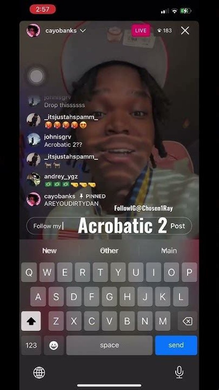 Cayo bank acrobatic lyrics