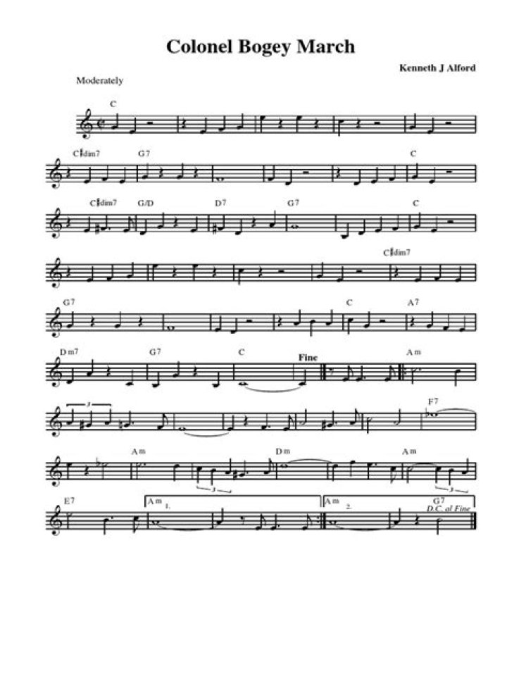 Colonel bogey march from wwi lyrics