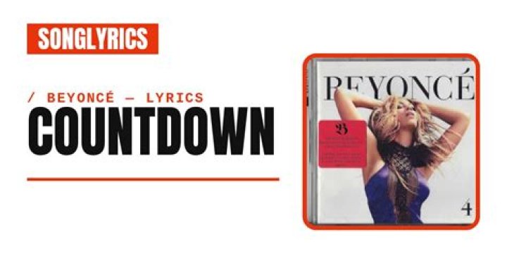Countdown beyonce lyrics