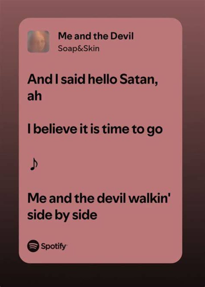 Devil,929218 lyrics
