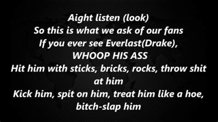 Drake diss by eminem lyrics