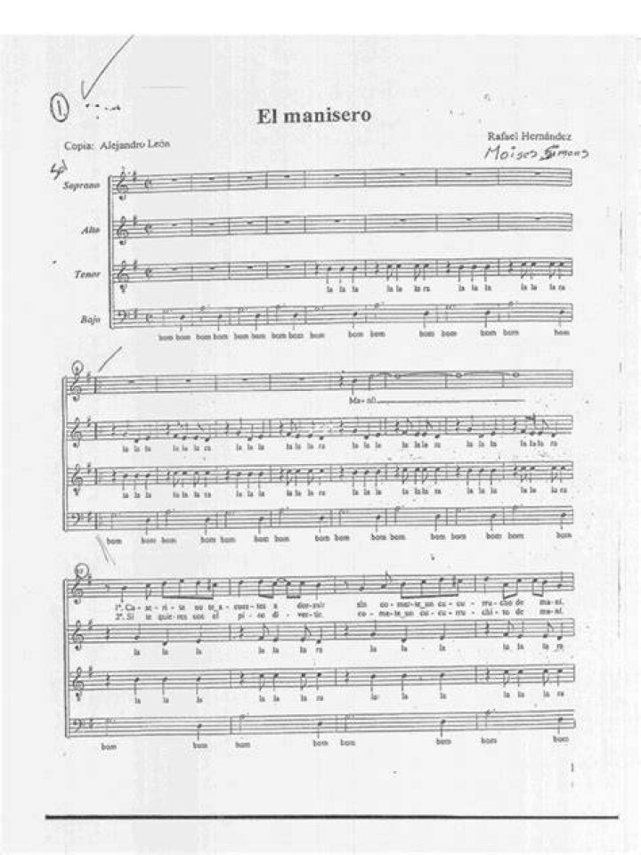 El el manisero lyrics