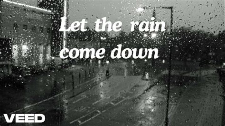 Feel the rain come down lyrics