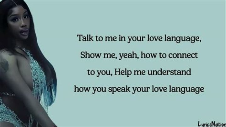 Figurative language in sza love language lyrics