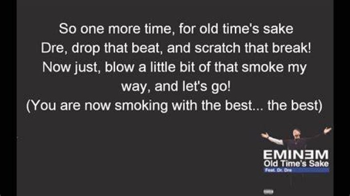 For old times sake lyrics