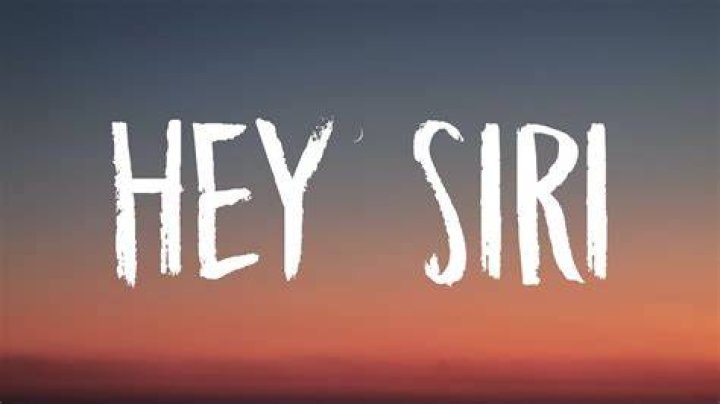 Hey siri lyrics