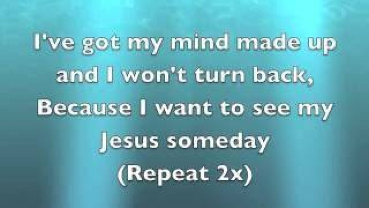 I got my mind made up lyrics