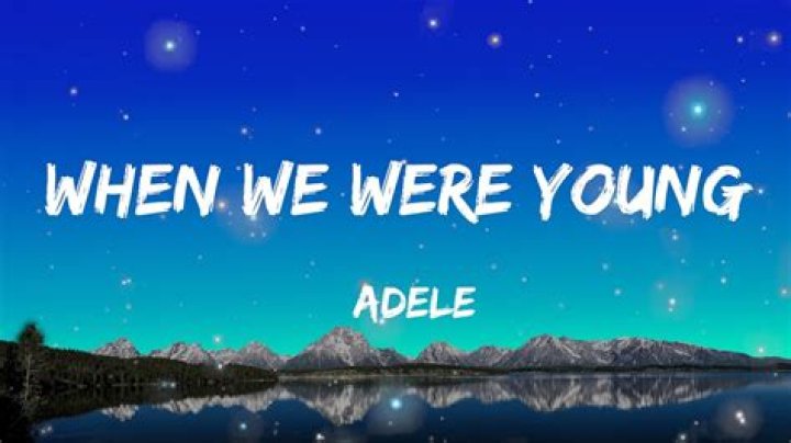 I remember when we were young lyrics