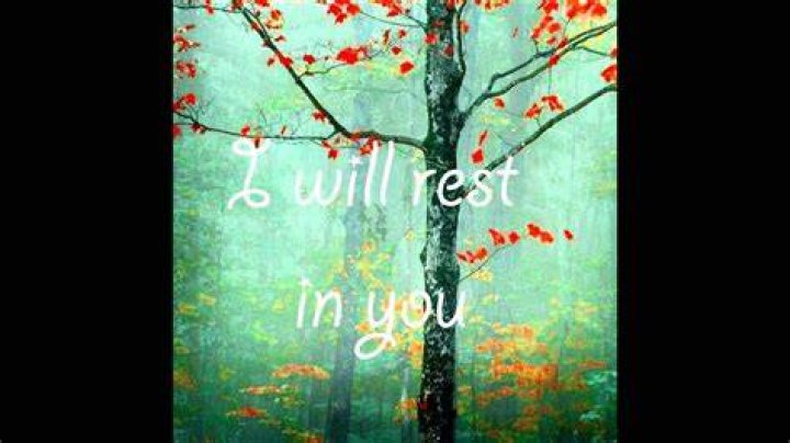 I will rest in you lyrics