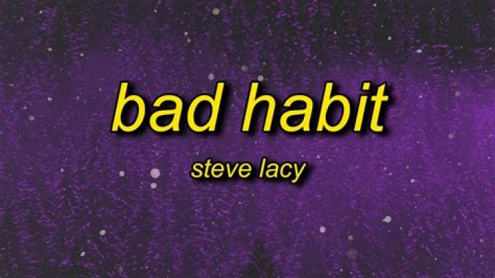 Its a bad habit lyrics