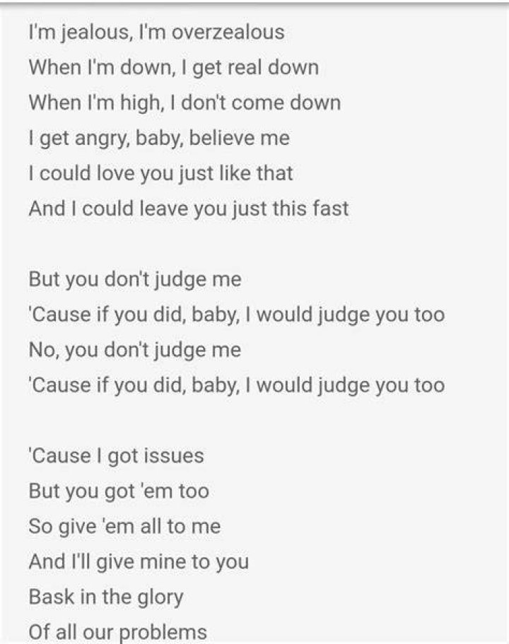 Jealous unused lyrics lyrics