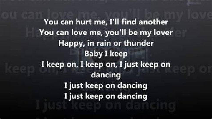 Keep on dancin lyrics