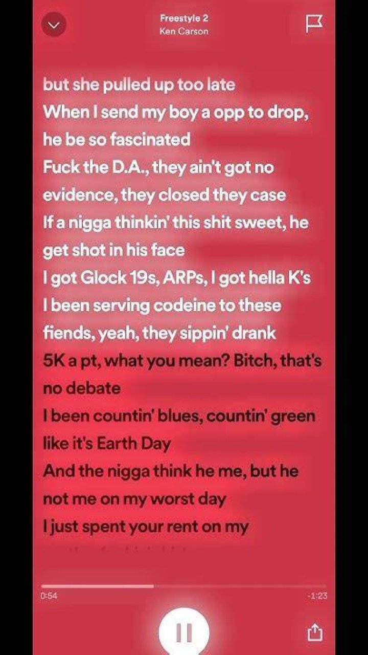 Ken carson freestyle 1 lyrics