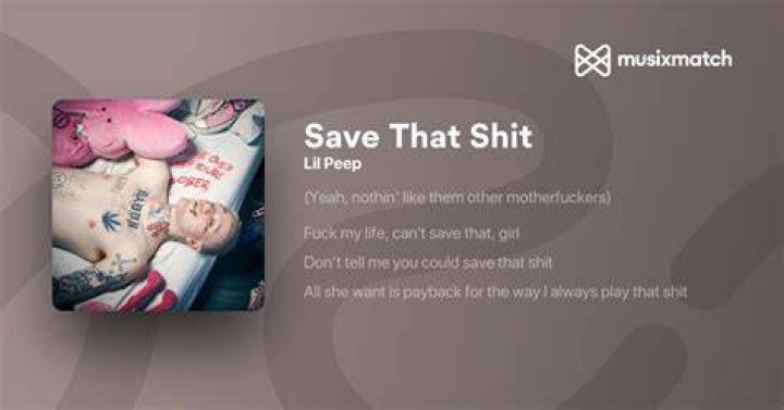 Lil peep save me lyrics