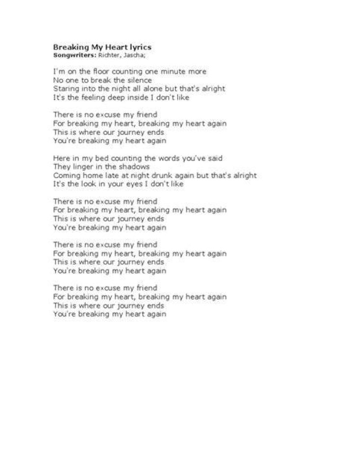 Money making heart breaking lyrics