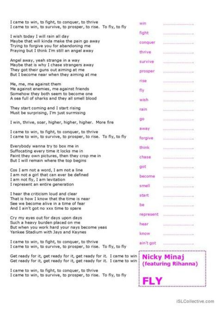 Nicki minaj degree lyrics