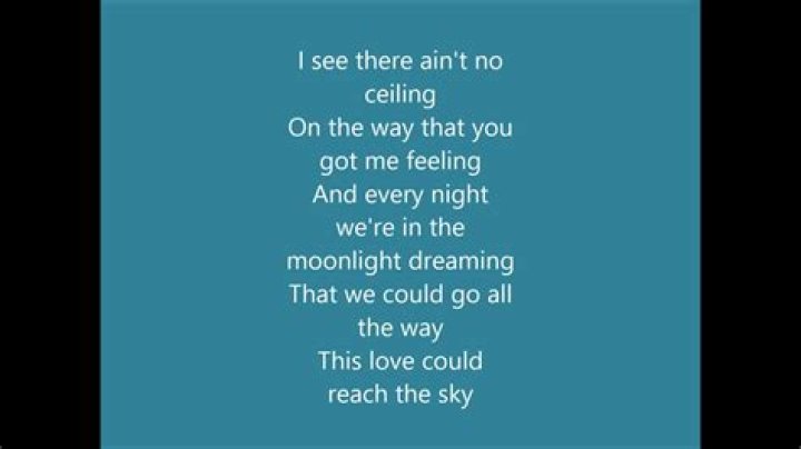 No ceiling lyrics