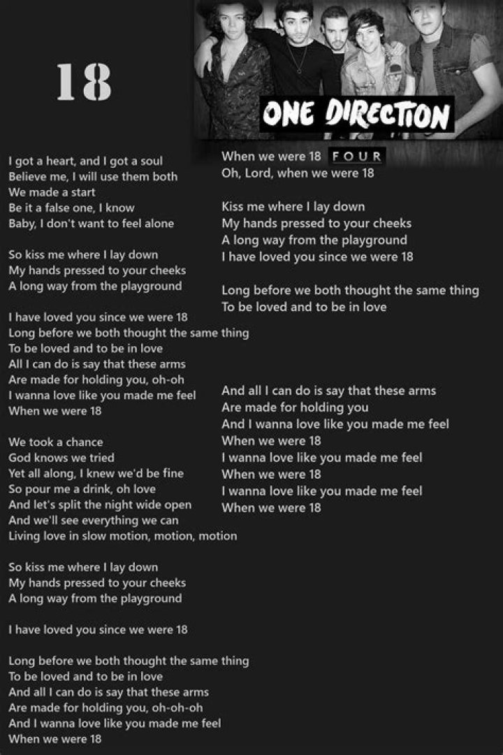 One direction shining lyrics