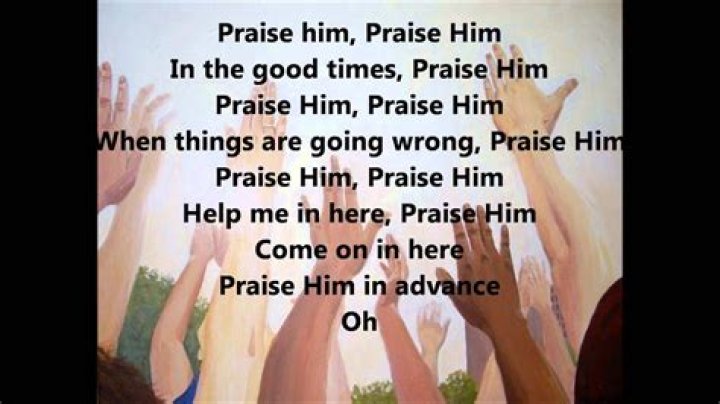 Praise in advance lyrics