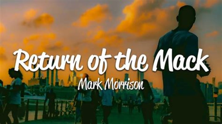 Return of the mack lyrics