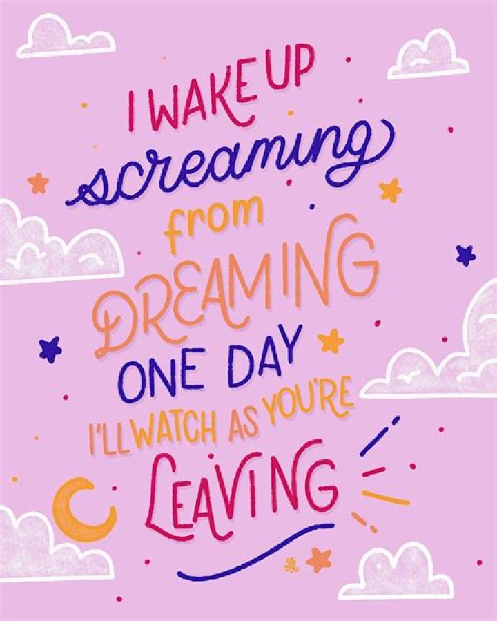 Screaming from dreaming lyrics