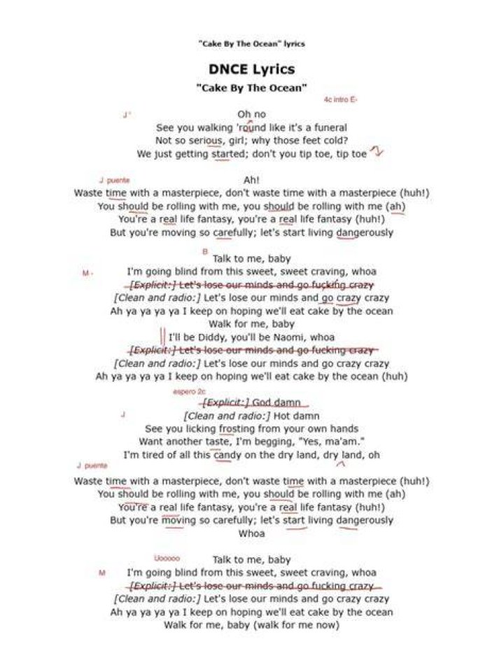 Sitting by the ocean lyrics