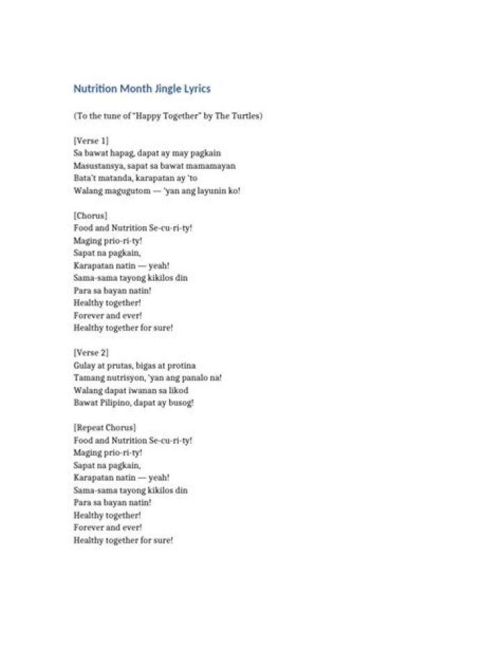 Six month lyrics