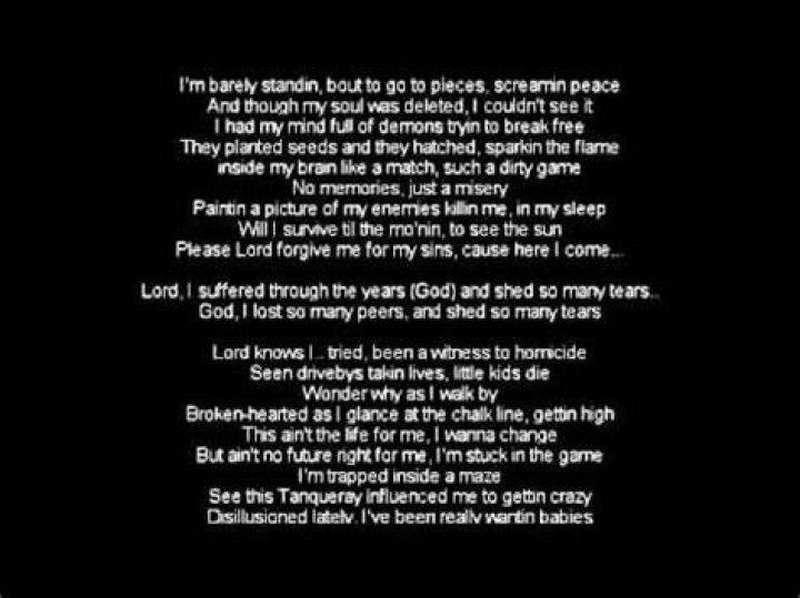 So many tears lyrics