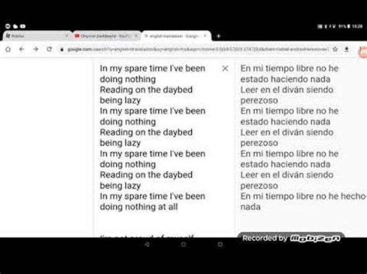 Spare time lyrics