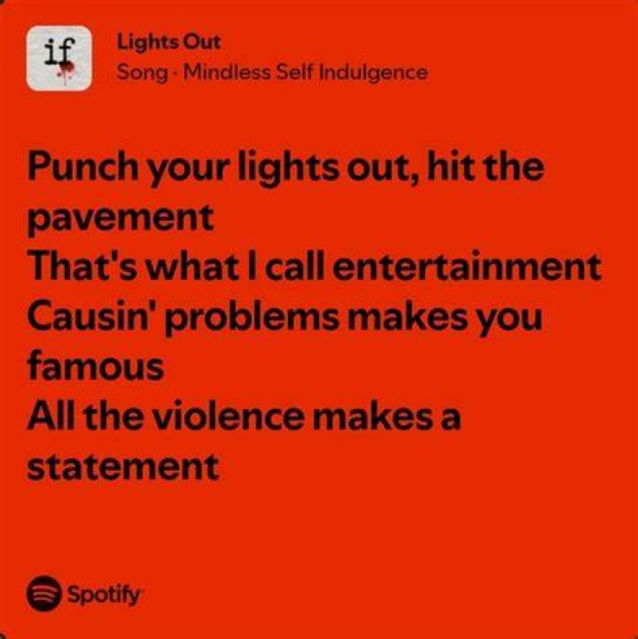 Srt with the lights out lyrics