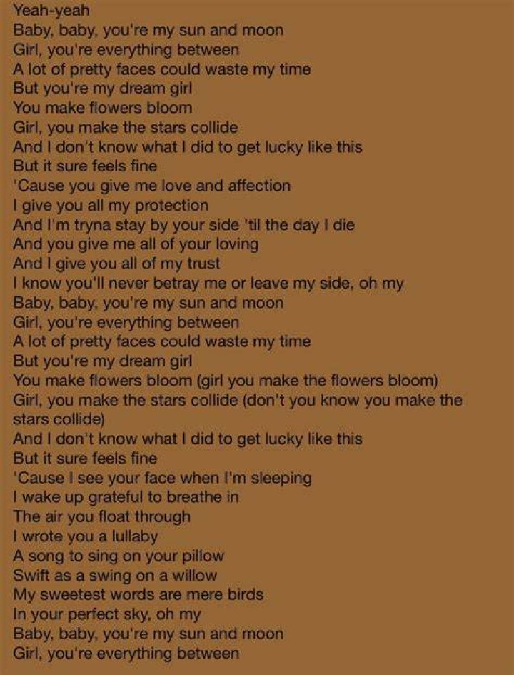 Sun moon better with you lyrics