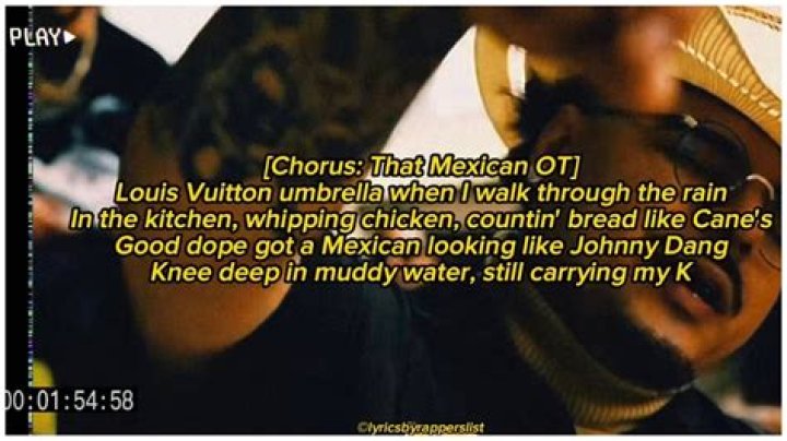 The mexican ot lyrics