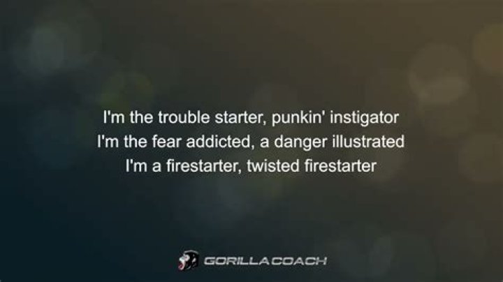 The prodigy firestarter lyrics