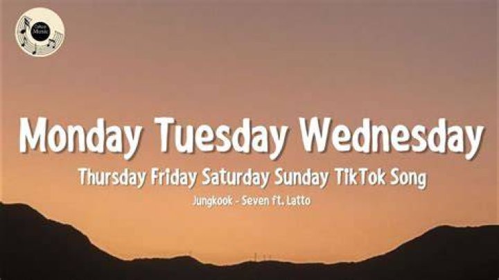 Thursday friday saturday guy lyrics