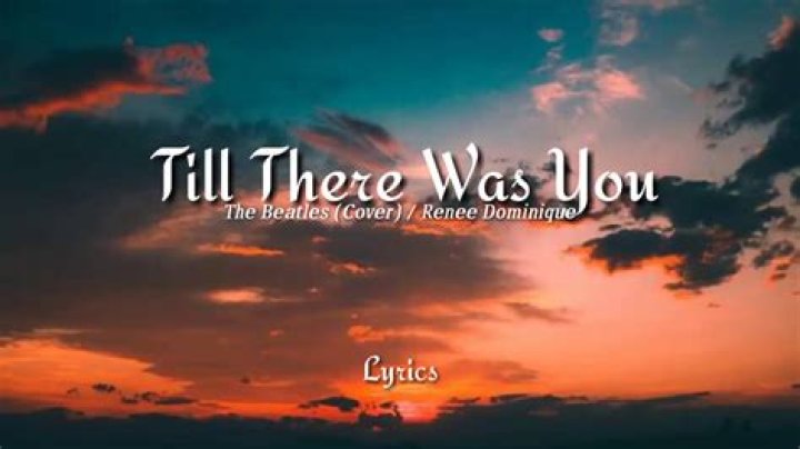 Till there was you lyrics