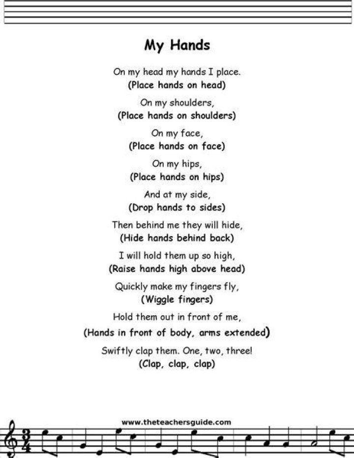 To my hands on lyrics