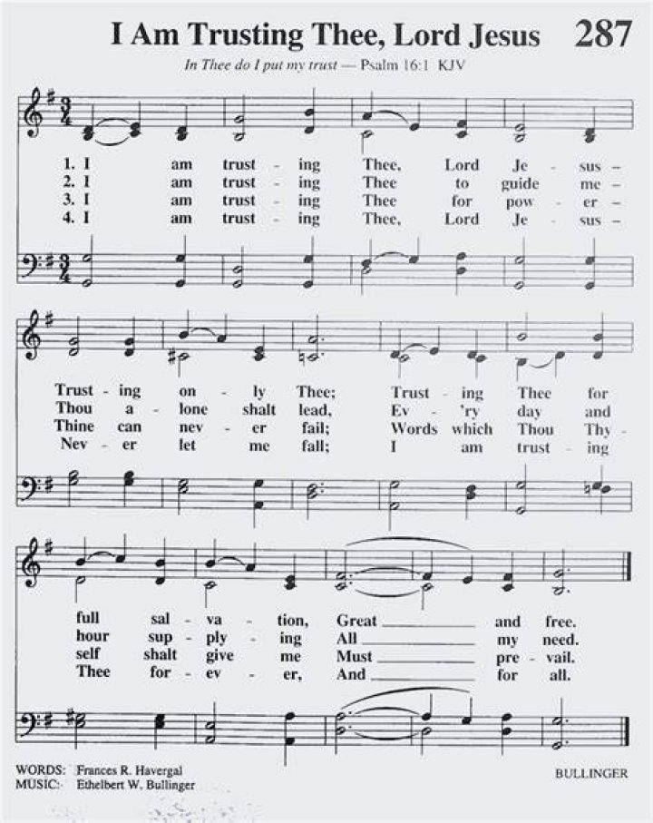 Trusting god lyrics