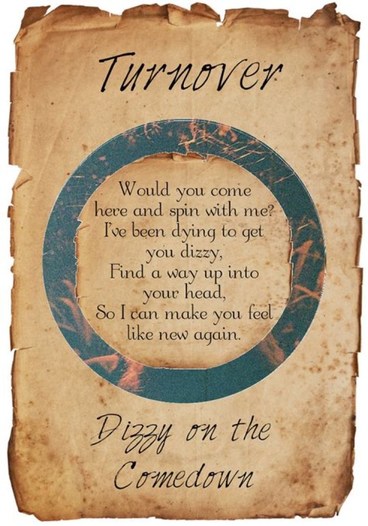 Turnover lyrics