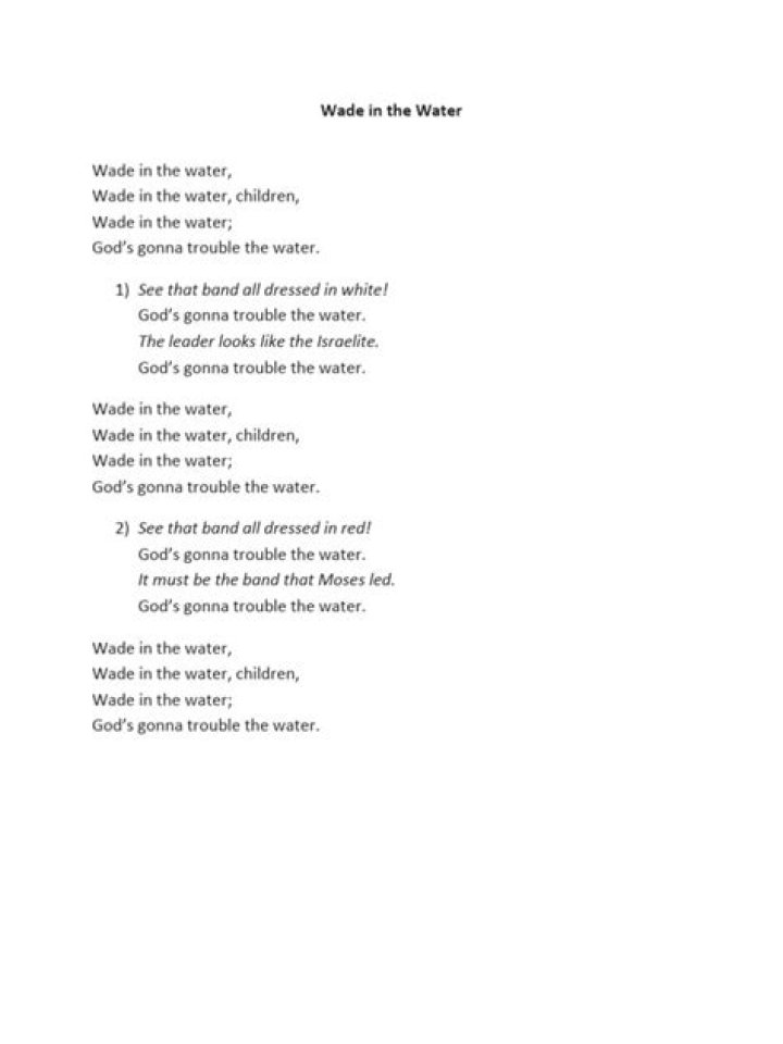 Wait in the water,w lyrics