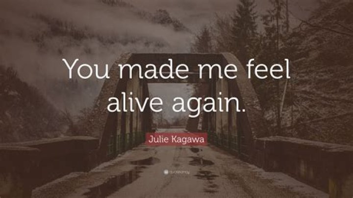 You make me feel alive again lyrics